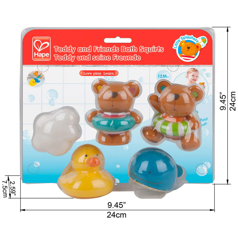 Hape Teddy and Friends Bath Squirts