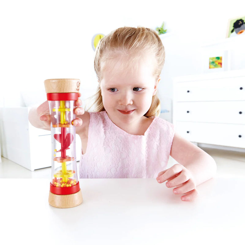 Hape Wooden Musical Shake & Rattle Rainmaker – Hape Australia