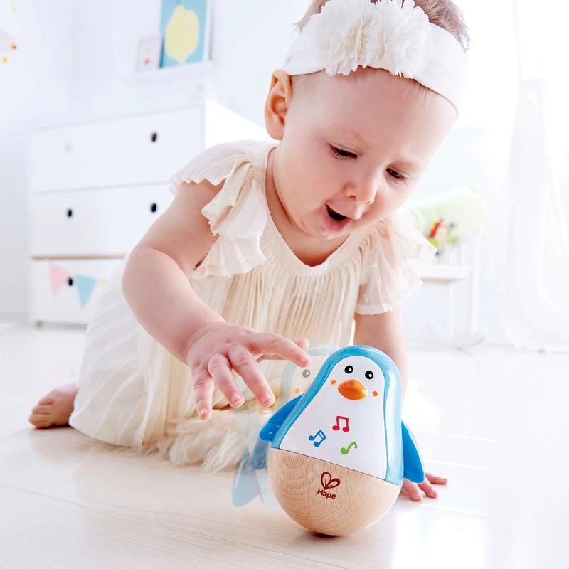 Hape Musical Penguin Wobbler