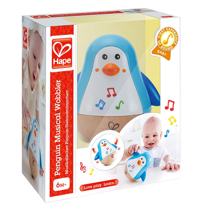 Hape Musical Penguin Wobbler