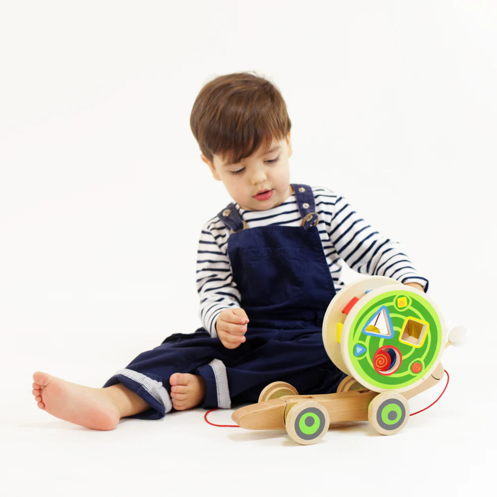 Hape pull along snail discount