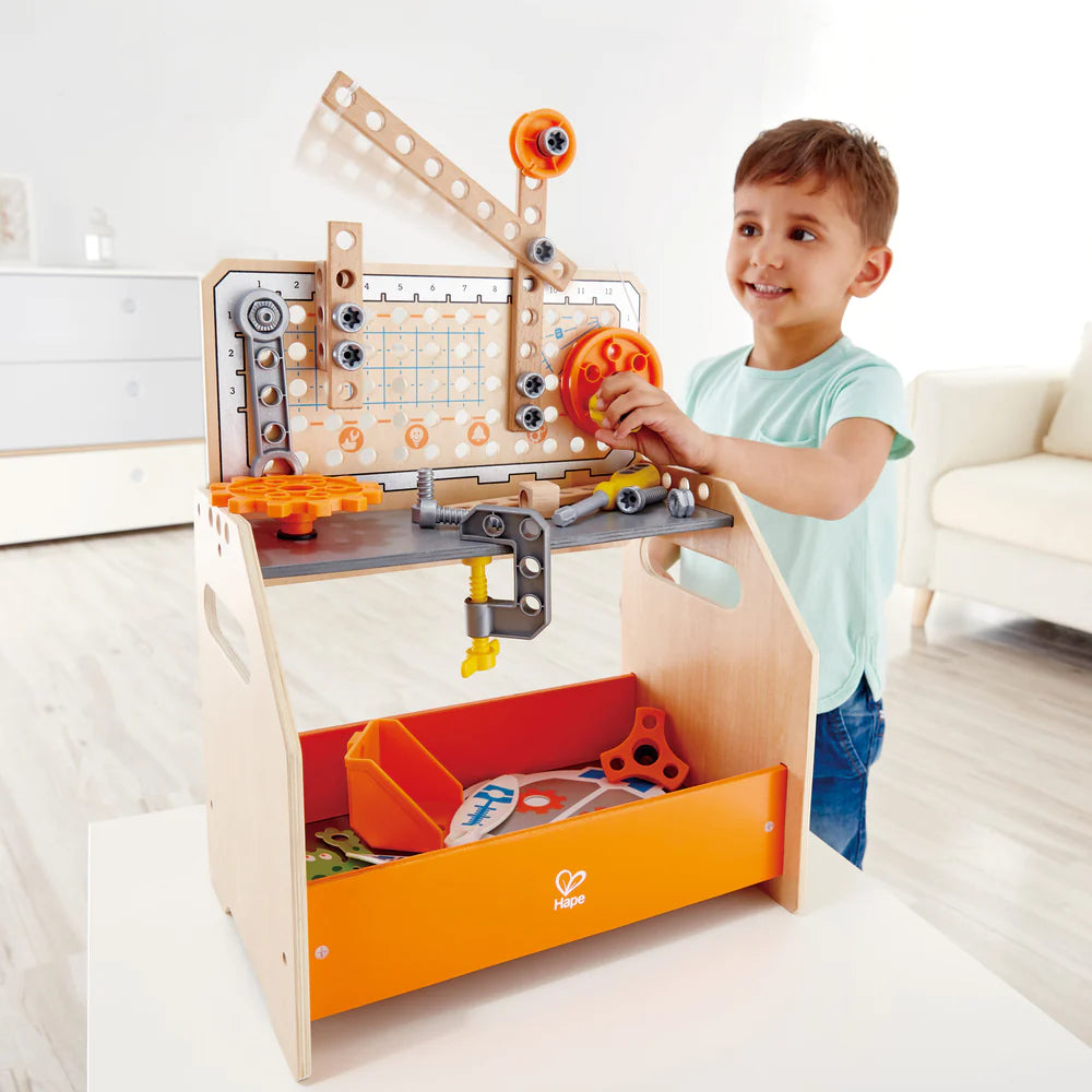 Hape wooden tool bench deals