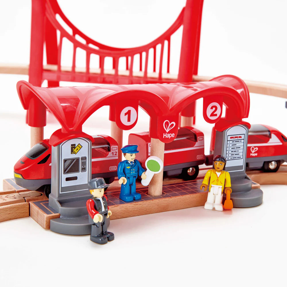 Busy City Rail Set Hape Australia