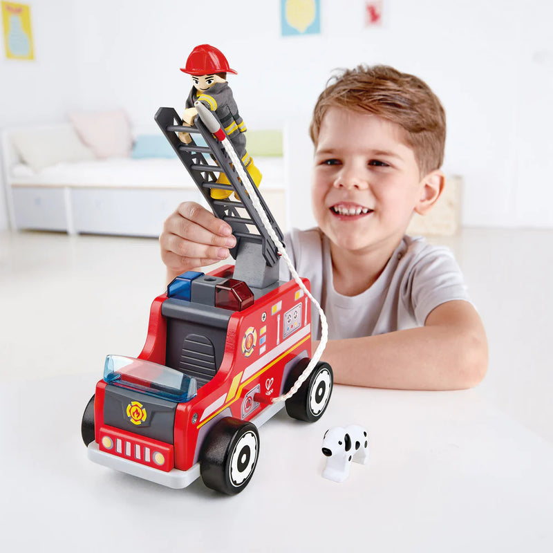 Fire truck dog toy online