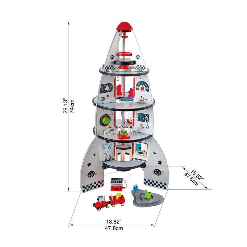 Four-Stage Rocket Ship