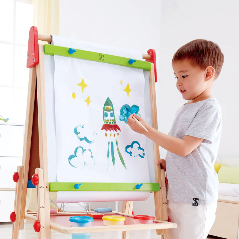 Hape All-in-One Wooden Kid's Art Easel - Award Winning