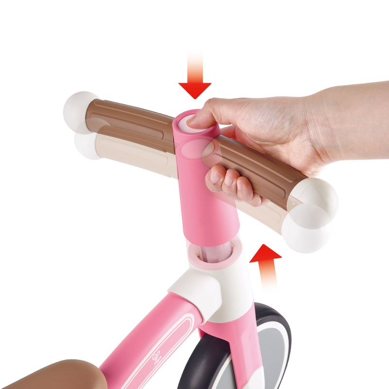 Hape First Ride Balance Bike- Light Pink