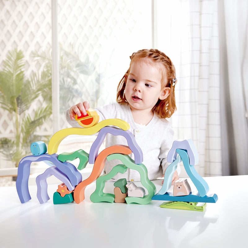 Nature Scene Stacking Blocks - 22 Piece Set