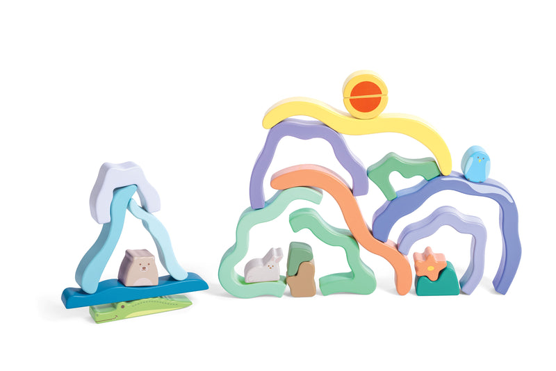 Nature Scene Stacking Blocks - 22 Piece Set