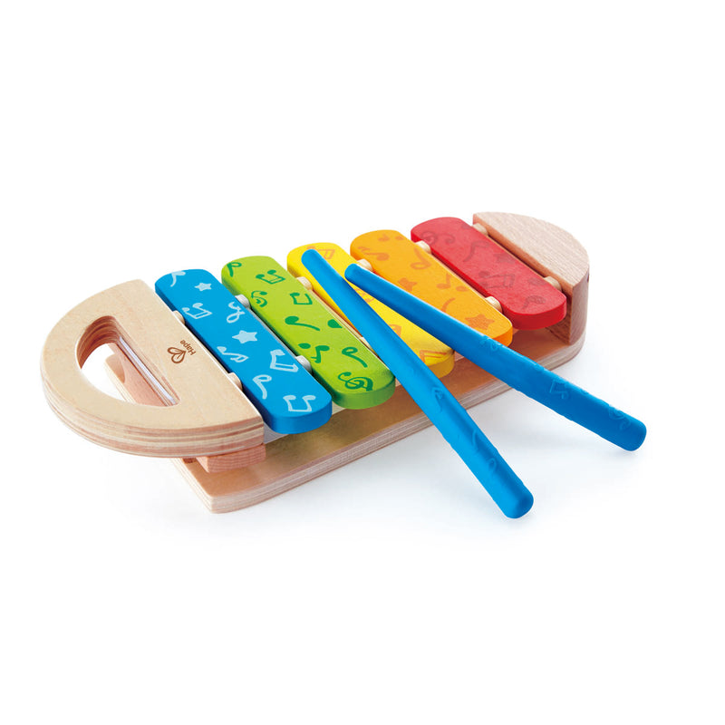 Hape Wooden Rainbow-Colored Xylophone