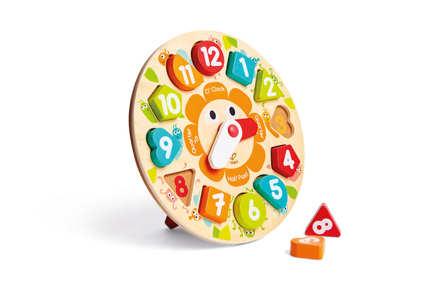 Shape Wooden Sorting Clock - 13 Pcs