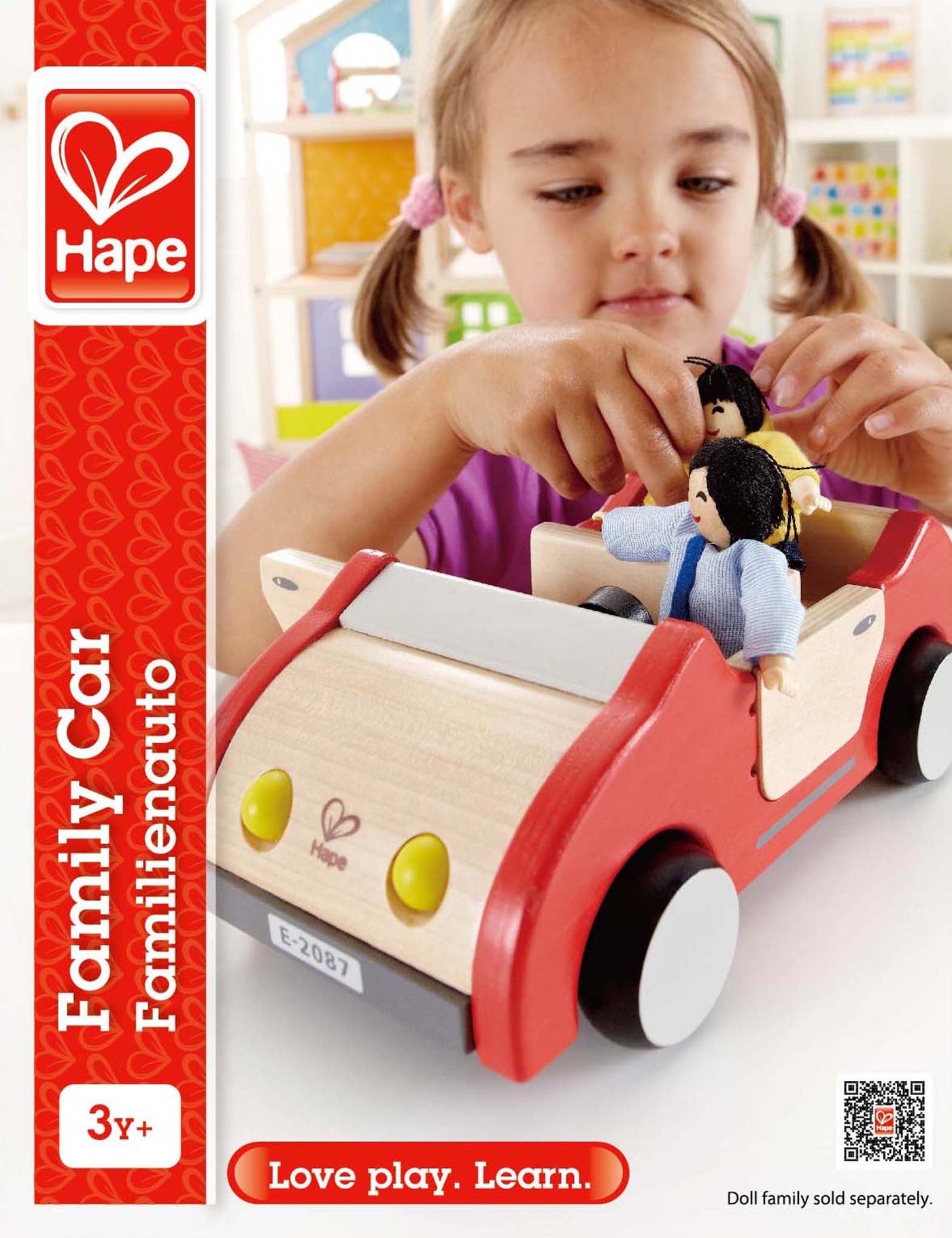 Hape family car on sale