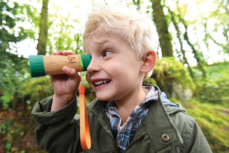Hape Adjustable Telescope for Kids With 8x Magnification