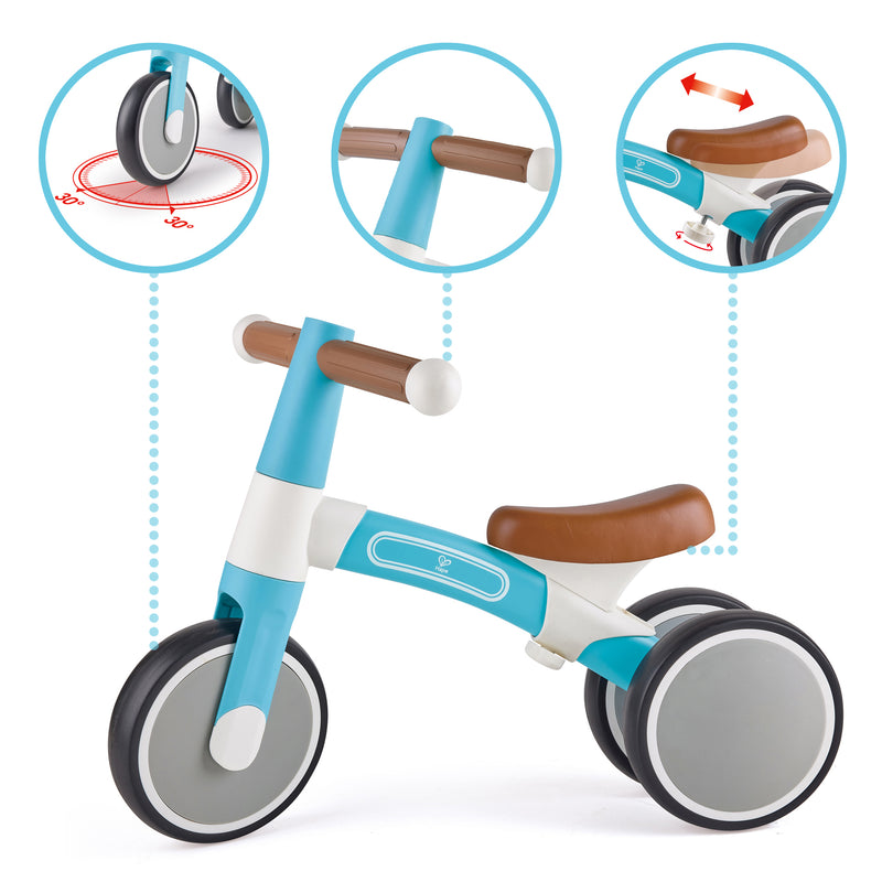 Hape First Ride Balance Bike - Light Blue