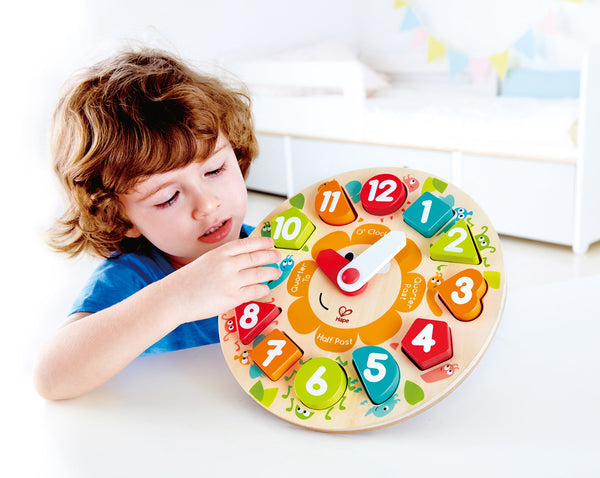 Shape Wooden Sorting Clock - 13 Pcs