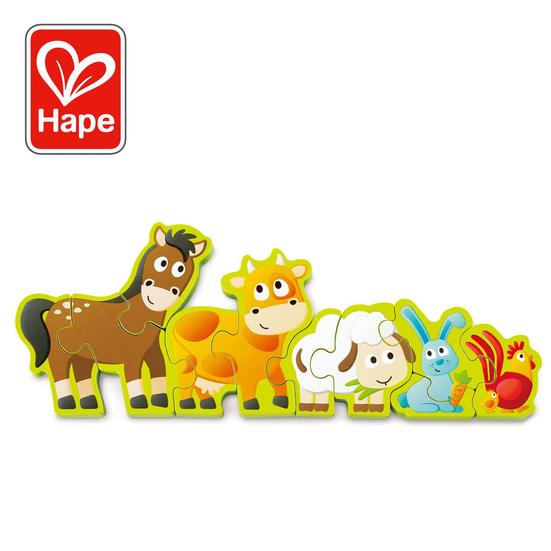 Hape Numbers & Farm Animals Puzzle