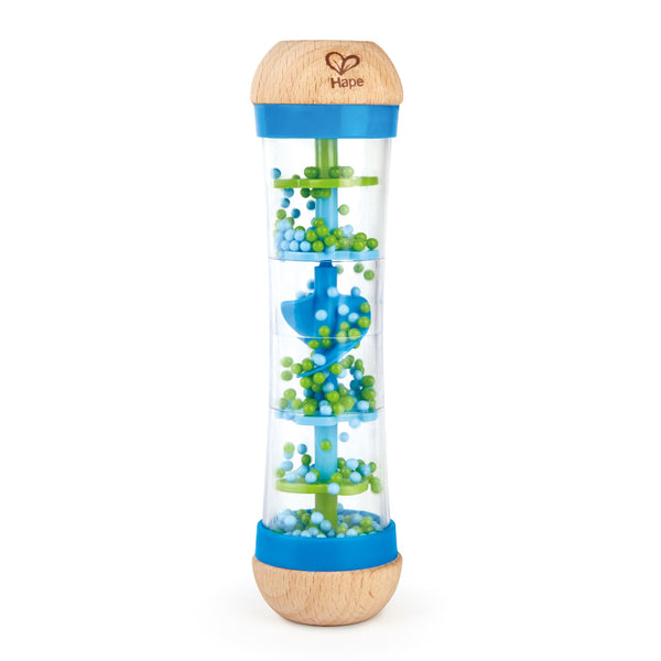 Wooden Musical Shake & Rattle - Blue
