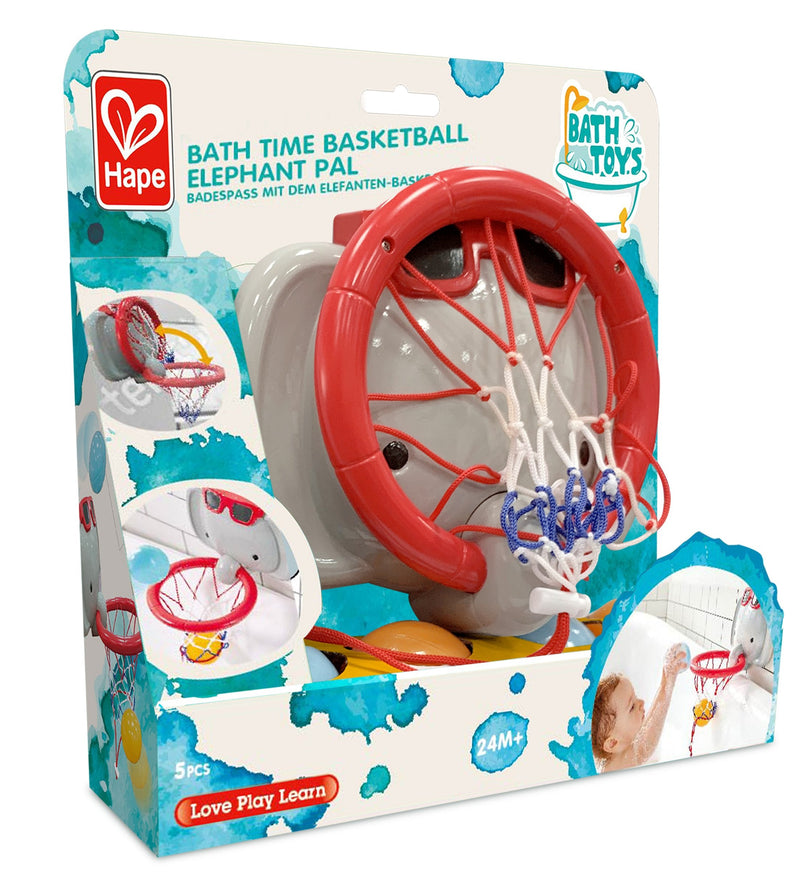 Hape Playful Bath Time Basketball Elephant Pal